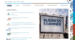 Desktop Screenshot of businessexaminer.ca