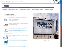 Tablet Screenshot of businessexaminer.ca